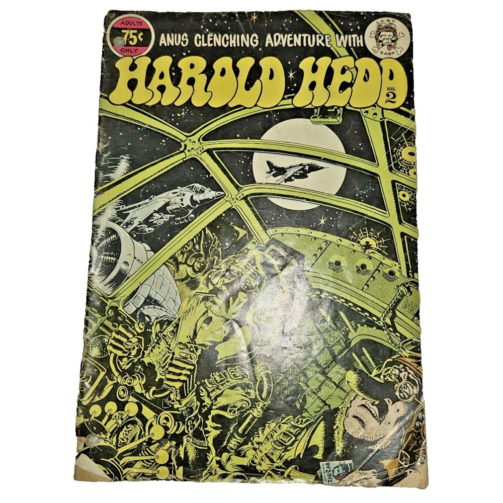 Vintage 1973 Comic Harold Hedd Issue No 2 Last Gasp Underground 75 cent